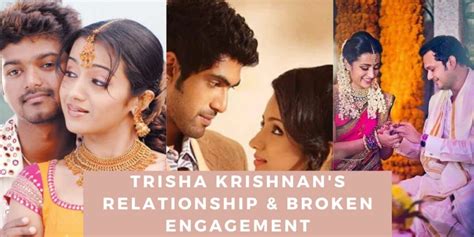 Trisha Krishnan's Relationship Timeline & Broken Engagement With Varun ...