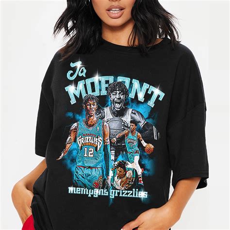 Blue Vintage S Ja Morant Bootleg Memphis Grizzlies Basketball Unisex