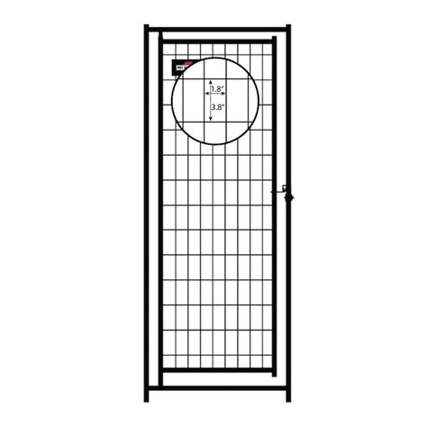 Pet Sentinel 075 Ft L X 2 Ft W X 5 Ft H Gates In The Crates And Kennels