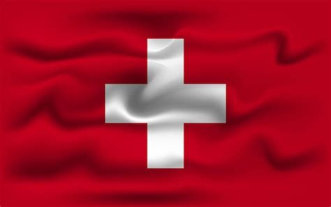 Premium Vector | Realistic switzerland vector flag design