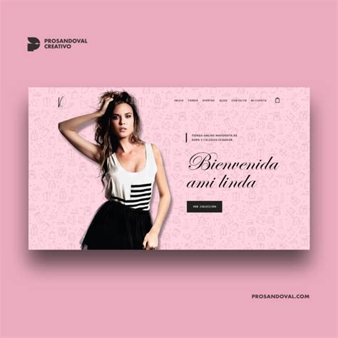 Diseño página web para venta de ropa mayorista Prosandoval Creativo