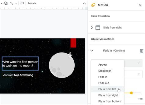 Google Slides: Adding Transitions and Animations