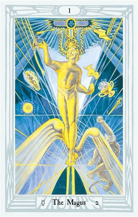 Crowley Thoth Small Tarot Deck Iluvthatstore