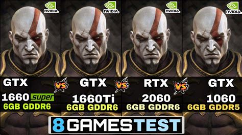 Gtx 1660 Super Vs Gtx 1660 Ti Vs Rtx 2060 Vs Gtx 1060 8 Games Tested