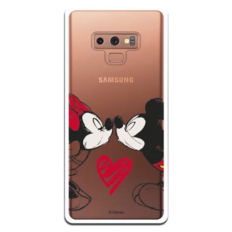 Disney Samsung Galaxy Note9 Mickey And Minnie Kiss Classics Case Clear