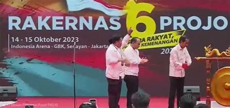 Rakernas Vi Projo Hasilkan Sejumlah Point Penting Pemenangan Prabowo