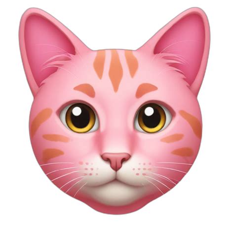 Pink Cat Emoji Ai Emoji Generator