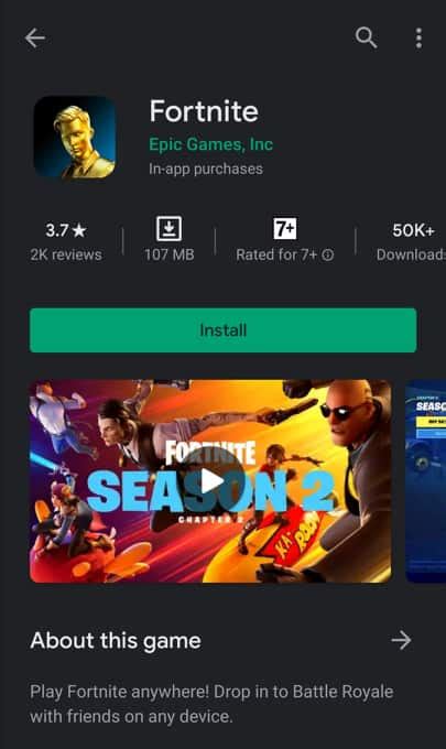 Fortnite Now Available at Google Play Store - UNBOX PH