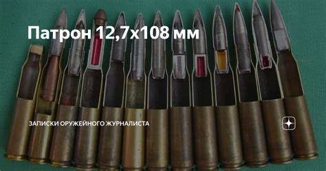Патрон 12,7х108 мм | Записки Оружейного Журналиста | Дзен