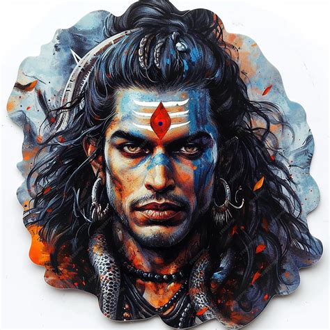 Premium Photo Lord Shiva Sticker