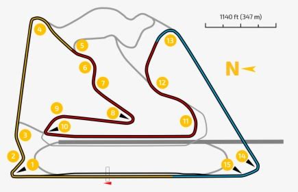 Bahrain International Circuit - Map Formula 1 Tracks, HD Png Download ...