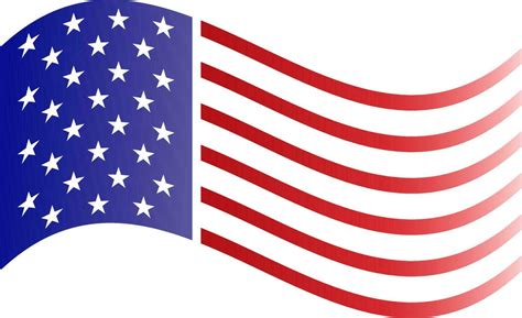 American Wavy Flag Element On White Background 24461308 Vector Art At