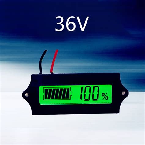 Goodhd V V V V Lead Acid Battery Capacity Indicator Lcd Percentage