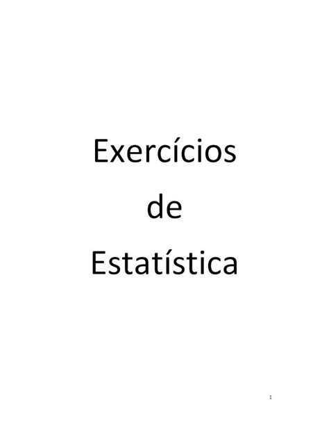 PDF Caderno Exercicios Estatistica 2019 10 20 B Determine Moda