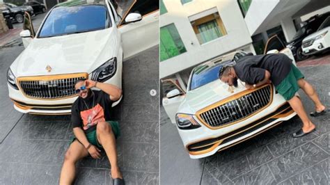 Bbnaija Whitemoney Splashes Millions Of Naira On New Maybach Benz