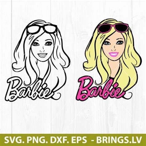 Barbie Face SVG Bundle Barbie Head SVG Barbie Doll Movie SVG PNG