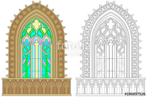 Gothic Window Vector At Getdrawings Free Download