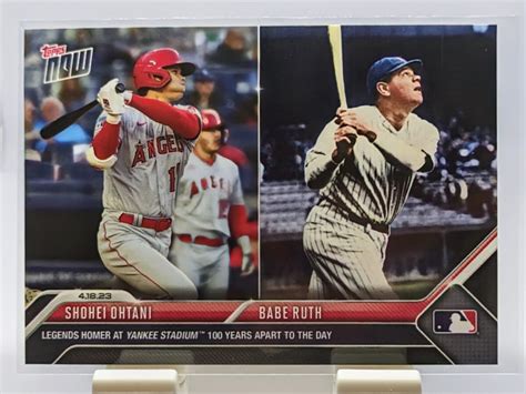 Yahoo オークション MLB TOPPS NOW Shohei Ohtani Babe