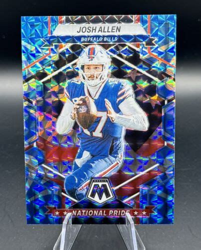 Mosaic Football Reactive Blue Prizm National Pride Josh Allen