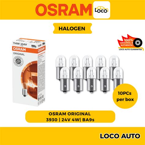 Osram Original Halogen Bulb T W V W Ba S Original