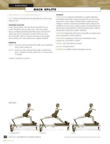 Stott Pilates Manual Intermediate Reformer 2nd Edition English Ebay