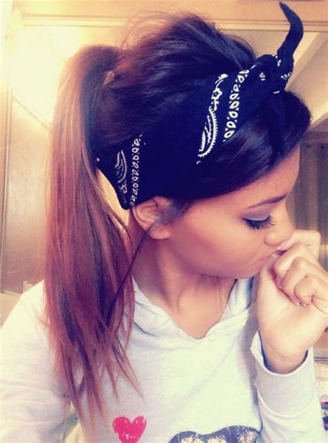 Hair Bandana Updo Cute Summer Hair Bandana Updo Bandana Hairstyles