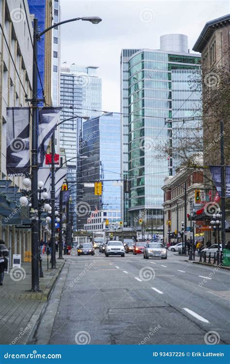 Gastown Street View In Vancouver Vancouver Canada April 12 2017