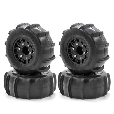 Pcs Mm Snow Sand Tyre Short Course Tires Wheel Mm Hex Hub For