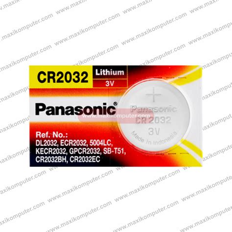 Baterai Cmos Panasonic Cr Lithium V Mah Maxi Komputer