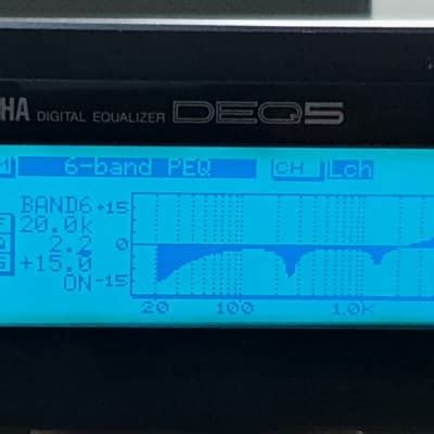 Yamaha DEQ5 digital stereo parametric eq | Reverb