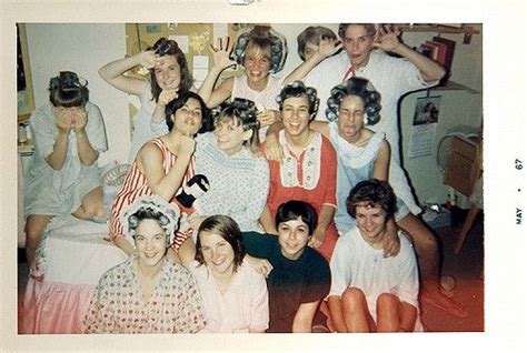 Slumber Party 1967 Hair Rollers Slumber Parties Vintage Photos