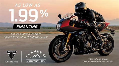 Triumph Summer Of Adventure Sales Event Promotion At D And D Cycles