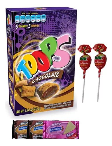 Toops Flips Cereal Caja 220 Gr Chocolate Col8 Mercadolibre