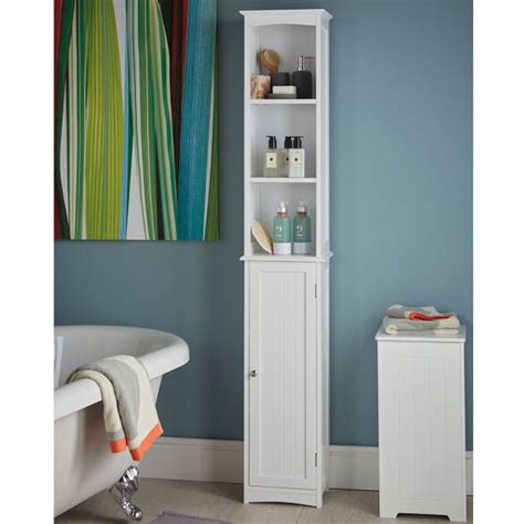 Slimline Tall Bathroom Storage Cabinet