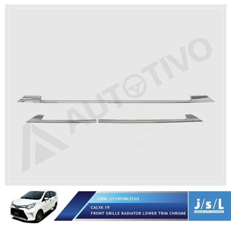 Jual Front Grille Grill Radiator Lower Bumper Trim Chrome Calya List