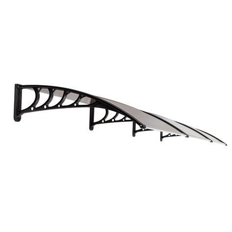 120" x 40" Window Awning Door Canopy, Polycarbonate Front Door Canopy