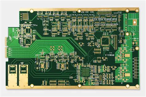 layer pcb manufacturing hdi circuit board gold finger immersion
