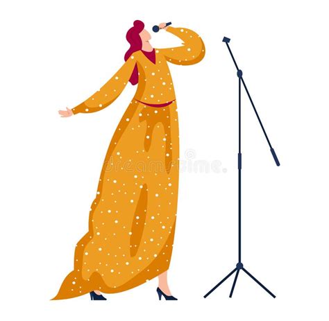 Stage Vocalist Stock Illustrations 1 954 Stage Vocalist Stock