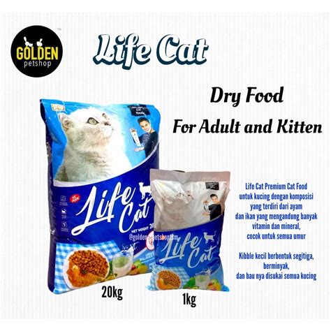 Jual Life Cat Dry Food Repack Kg Makanan Kucing Kitten Adult