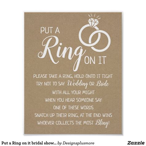 Bridal Shower Ring Game Free Printable - Printable Templates