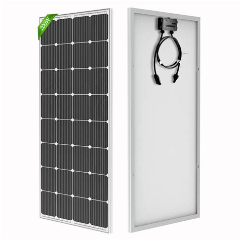 Werchtay 200 Watt Solar Panel 9bb Monocrystalline Cell High Efficiency Module Pv Power Charger