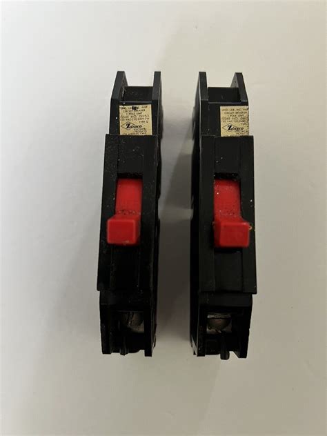 Lot Of 2 Zinsco T20 Magnetrip 20 1 Pole Circuit Breaker 20A 1P Type