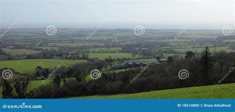 Irish landscapes. stock photo. Image of farmland, views - 18514800