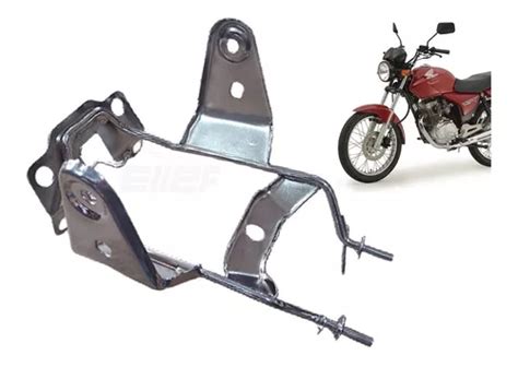 Suporte Cromado Farol Cg 150 2005 A 2008 Aranha Titan Moto