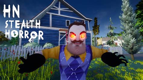 Hello Neighbor Stealth Horror Fan Game Youtube