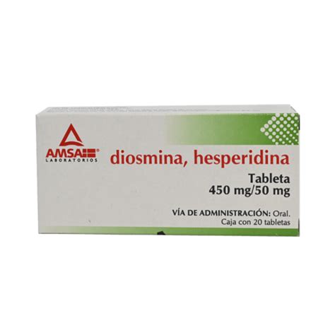 Diosmina Hesperidina 20 Tabletas Farmacias Gi Mejoramos Tu Salud