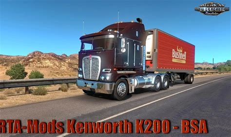 Ats ATS KENWORTH K200 V14 3 HCC BSA EDIT 1 35 X V Update Auf 1 49