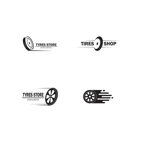 Tires Logo Vector Template 8422842 Vector Art At Vecteezy