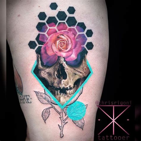 Tattoo Uploaded By Tattoodo Colorful Tattoo By Chris Rigoni