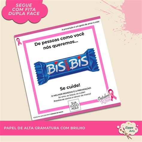 Cart O Porta Bis Outubro Rosa Elo Produtos Especiais